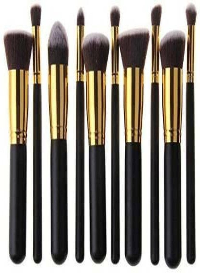 DATNASAYAD Professional Make Up Brushes Sets Kits Tools With 10 Brush (Pack Of 10) - Image 2