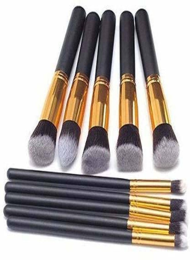 DATNASAYAD Professional Make Up Brushes Sets Kits Tools With 10 Brush (Pack Of 10) - Image 3