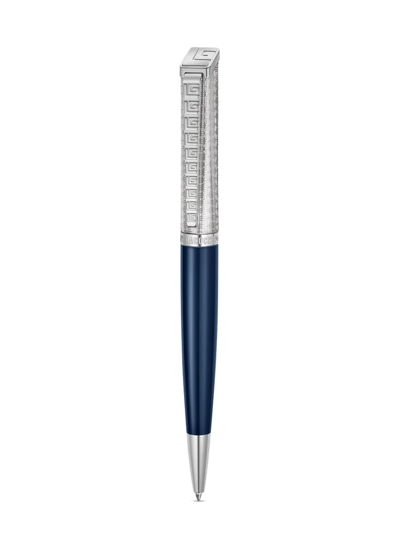 Guy Laroche Andrea Blue and Silver Ballpoint Pen Writing Instrument