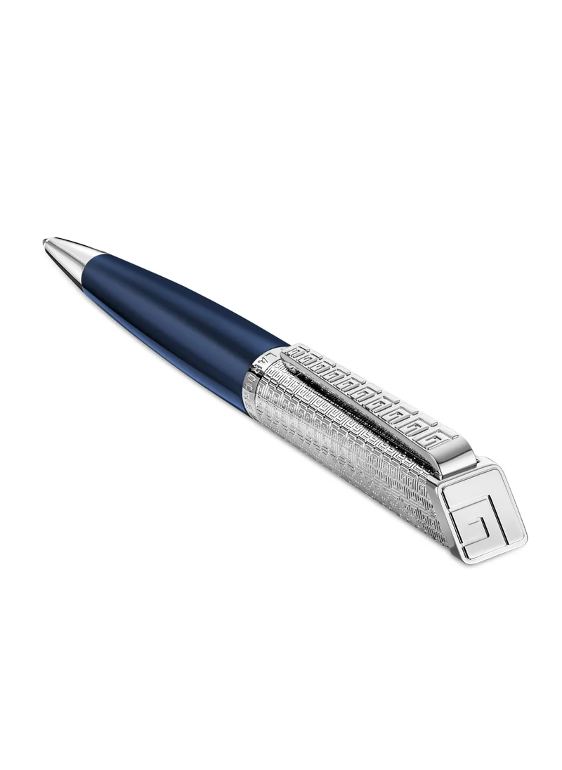 Guy Laroche Andrea Blue and Silver Ballpoint Pen Writing Instrument