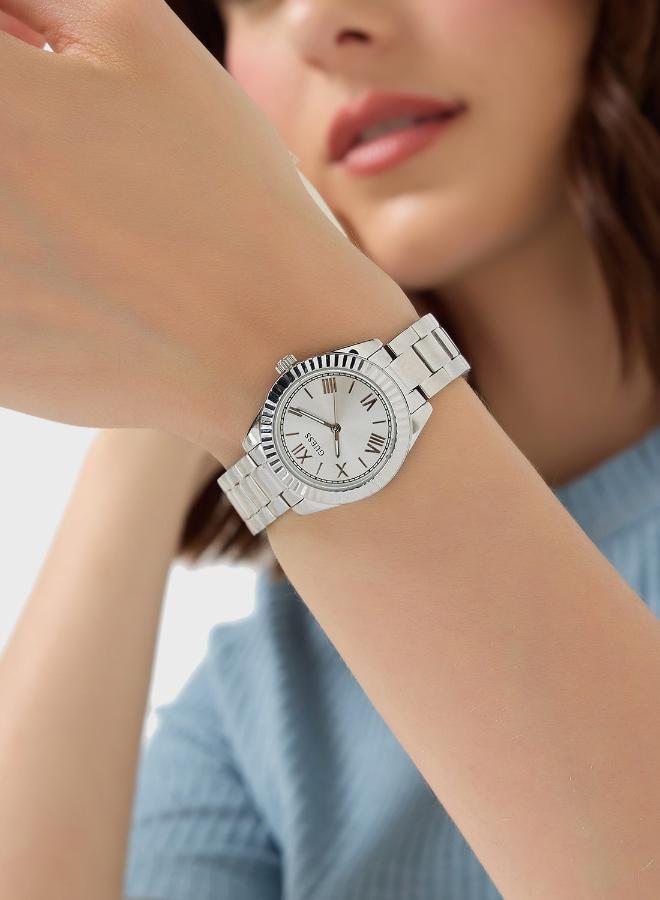 GUESS Mini Luna Steel Strap Analog Watch - Image 2