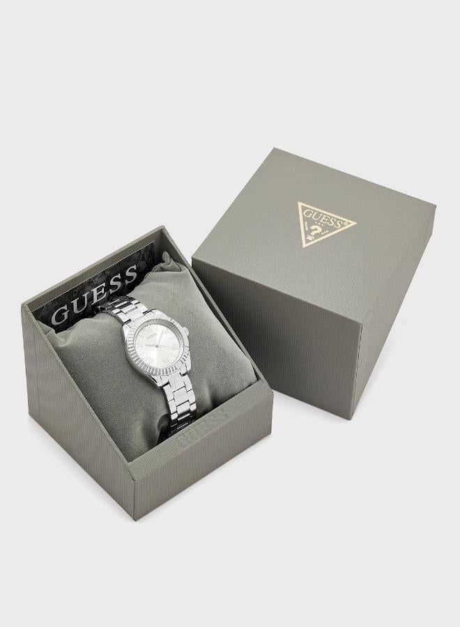 GUESS Mini Luna Steel Strap Analog Watch - Image 5