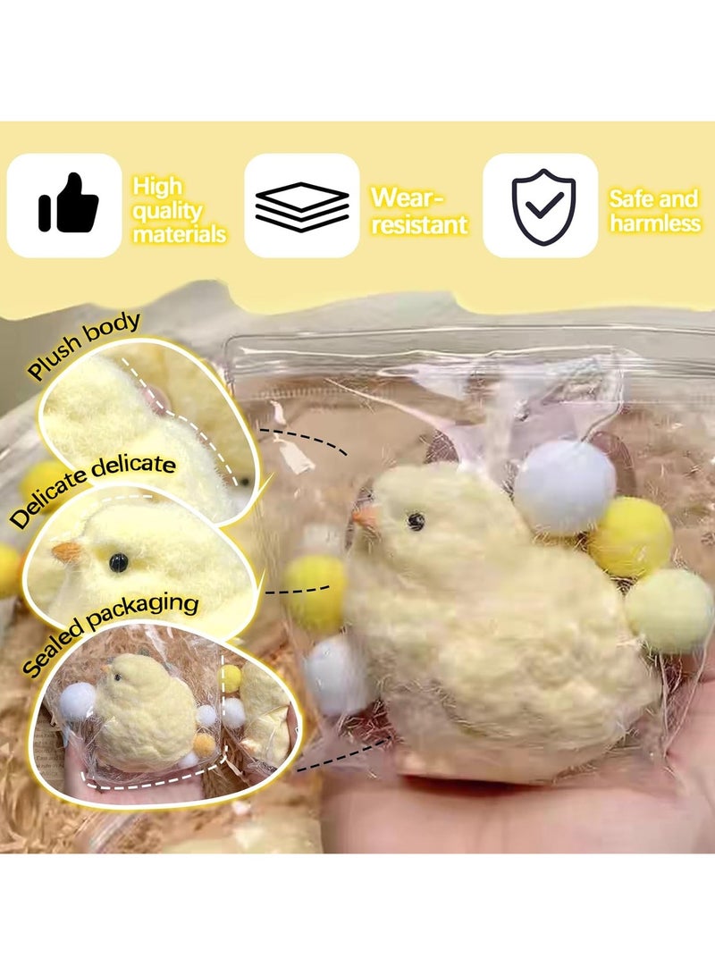 هاهاهاي 2 قطعة ألعاب الدجاج الإسفنجية ، لعبة ضغط سيليكون الدجاج المصنوعة يدويا للأطفال الأطفال الاسفنجي الضغط على ألعاب تخفيف التوتر أكياس هدايا لعبة الجدة للأولاد والبنات الكبار - Image 5