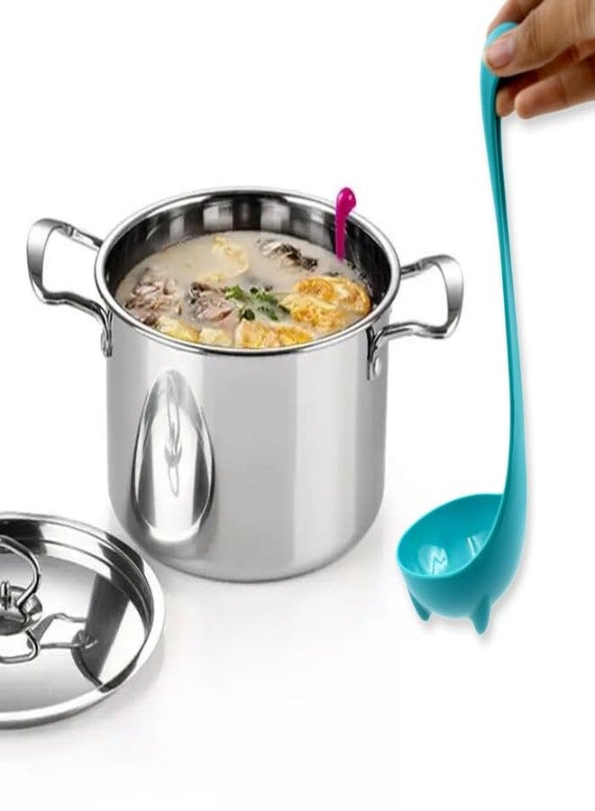 Qunexis Soup Spoon with Long Handle: Ergonomically Designed for Easy Access, Comfort, and Precision When Serving Soups, Stews, and Hot Beverages - Image 2