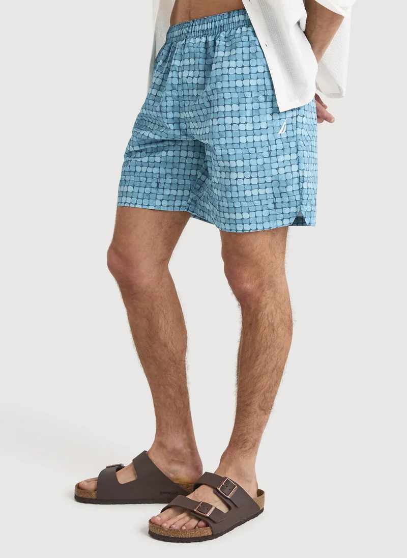 Men Regular Fit Swim Shorts for Beach and Pool Wear-Teal