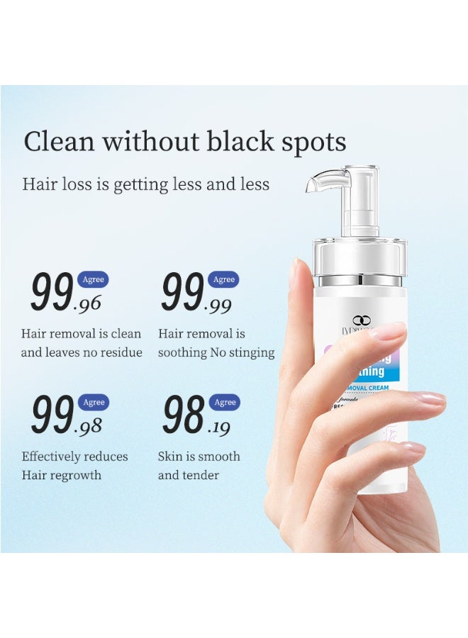 LYDIMOON Refreshing Soothing Hair Removal Cream | Painless, No Dark Spots, Inhibits Regrowth 100g - Image 5
