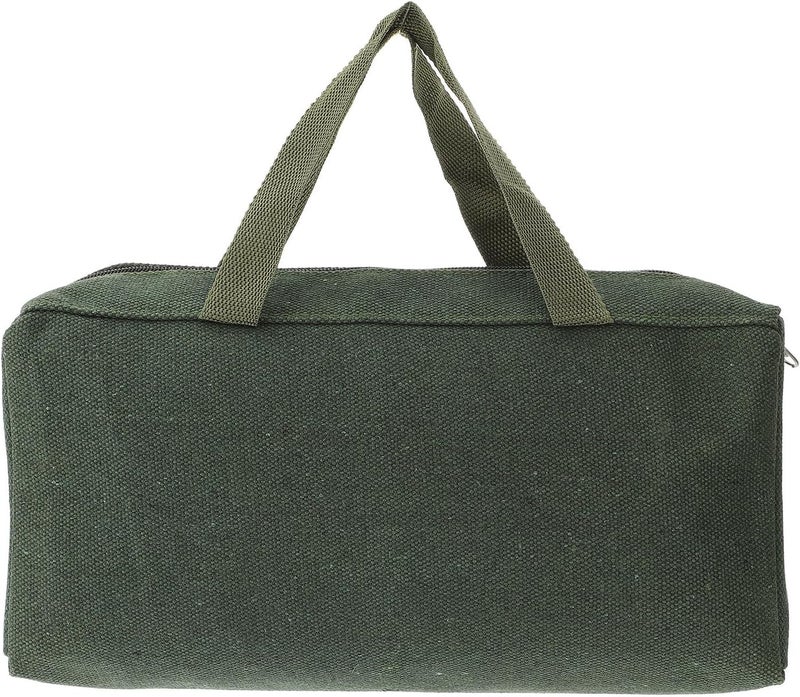 Zerodeko Heavy Duty Canvas Tool Tote Bag Multi-functional Tools Storage Pouch for Mechanics with Zipper Closure - Image 1