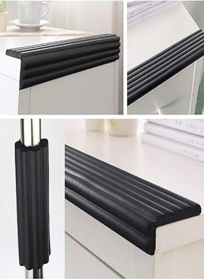 KITQO Edge Corner Guards for Baby,2M Multifunctional Foam Bumpers, Child Safety Protectors Furniture Self-Adhesive Soft Corners Cushions (Black) - Image 3