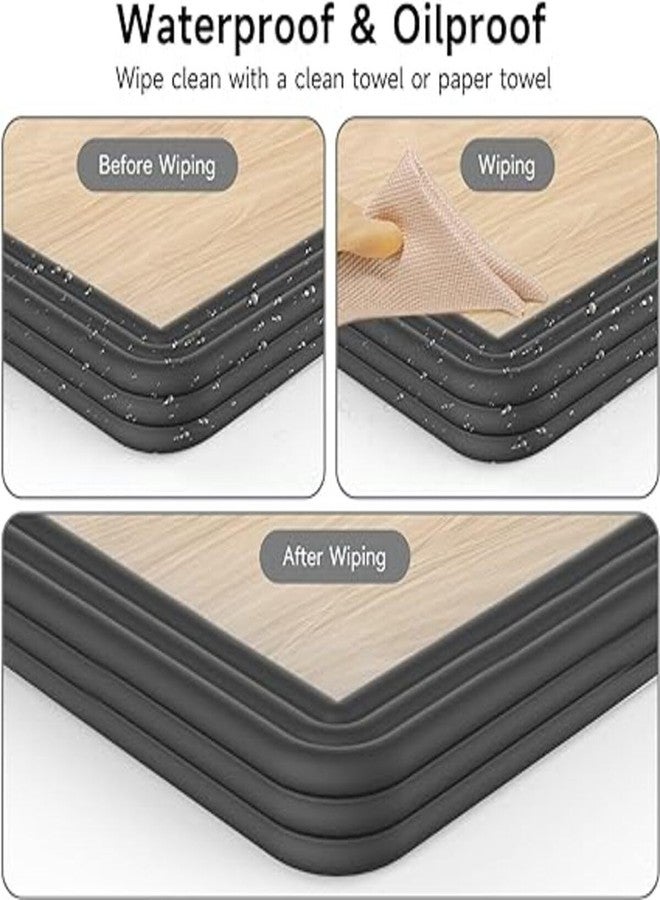 KITQO Edge Corner Guards for Baby,2M Multifunctional Foam Bumpers, Child Safety Protectors Furniture Self-Adhesive Soft Corners Cushions (Black) - Image 5