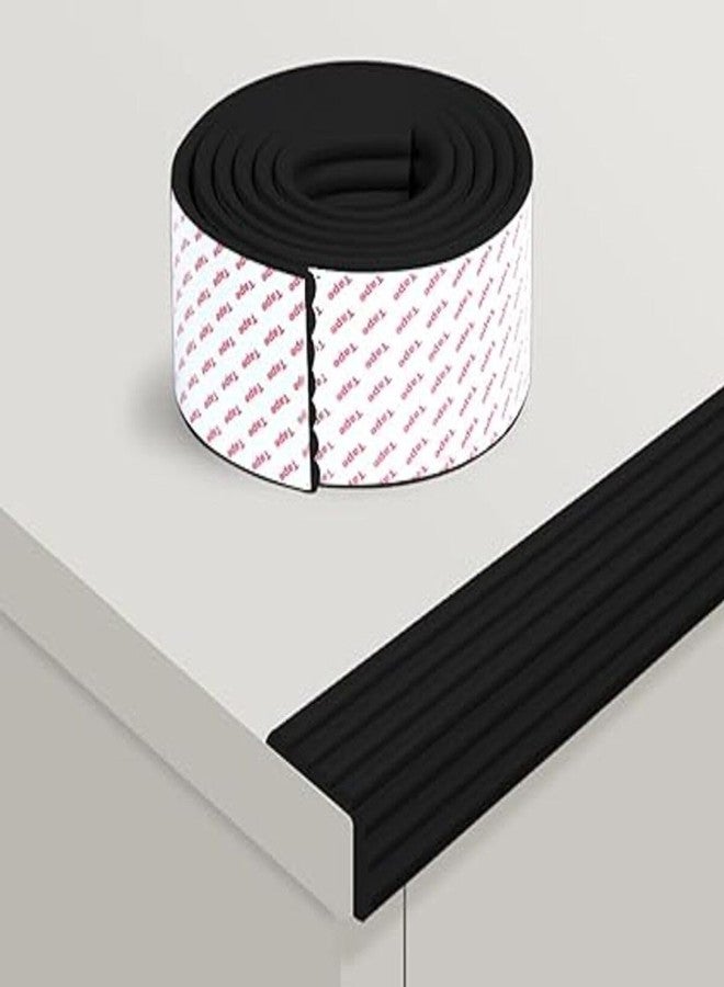 KITQO Edge Corner Guards for Baby,2M Multifunctional Foam Bumpers, Child Safety Protectors Furniture Self-Adhesive Soft Corners Cushions (Black) - Image 1