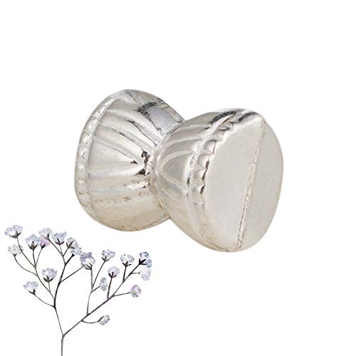 DHRUVS COLLECTION 925 Silver Single Piece of Shivji - Bholenath Dumroo for Pooja, Home Temple Decoration & Gifting Purpose - Image 2
