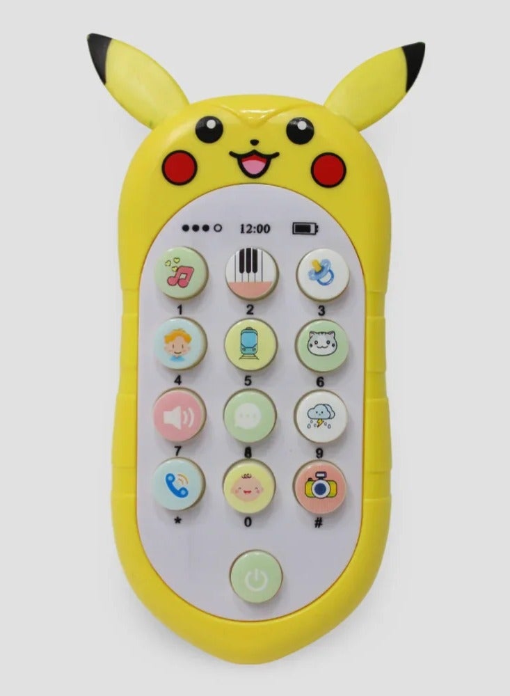 Pokemon Baby Phone Toy – Cute Musical Role-Play Mobile - Image 1