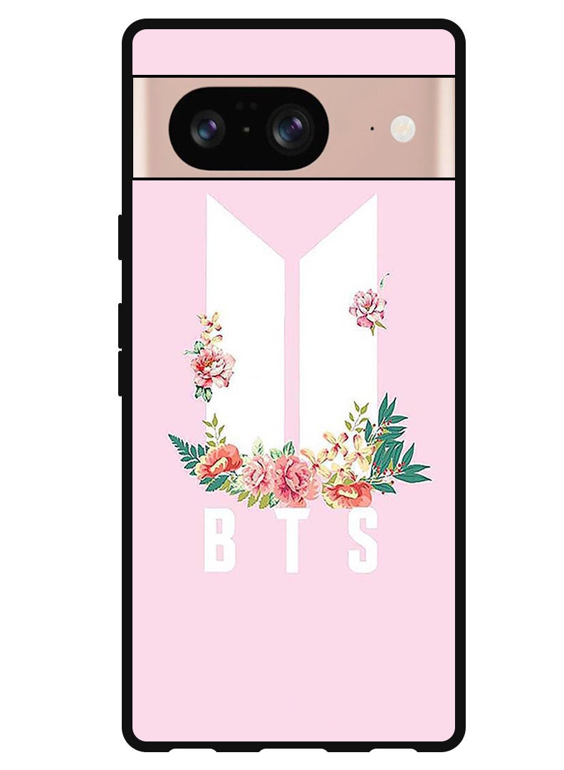 Theodor Protective Case Anti Scratch Shock Proof Bumper Cover For Google Pixel 8 BTS floral - Image 1