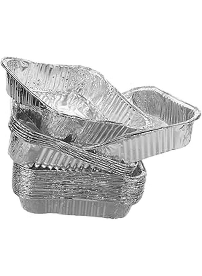 30Pcs Disposable Aluminum Foil Pans Square 8 Inch For Air Fryer Oven Baking - Image 1