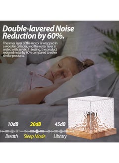 ARNOTEC Water Ripple Ambient Light Night Lamp｜360° Adjustable Glow｜16-Color RGB Mood Lighting｜Remote Control｜30 Brightness Modes｜Warm Light Dimming｜Dynamic Water Wave Effect｜Type-C Charging｜Bedroom Living Room Table Decoration｜Valentine’s Day Birthday Gift  - Image 5