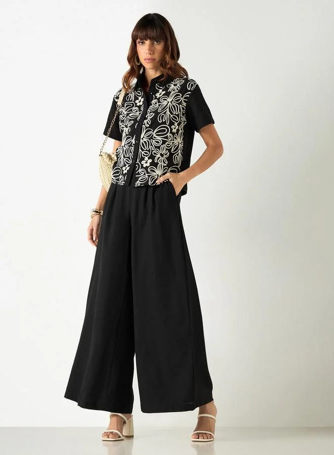 2Xtremz 2Xtremz Wide Leg Pants with Pockets and Elasticated Waistband