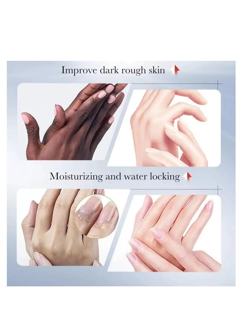 SADOER Pack of 3 Kojic Acid Hand Cream 30g Each for Dry Skin Brightening Anti Dark Spots Deep Moisturizing Nourishing Hands  - Image 4