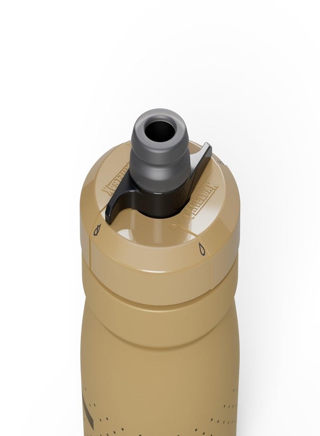 CamelBak Podium 15oz Bike Water Bottle - Easy Squeeze Bottle - Fits Most Bike Cages, Gold - Image 3