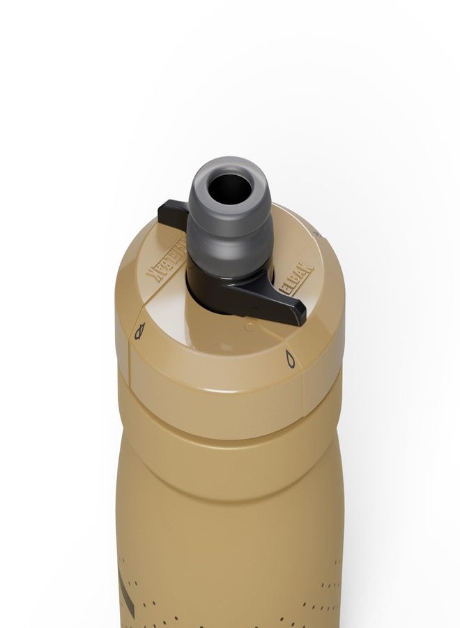 CamelBak Podium 15oz Bike Water Bottle - Easy Squeeze Bottle - Fits Most Bike Cages, Gold - Image 4