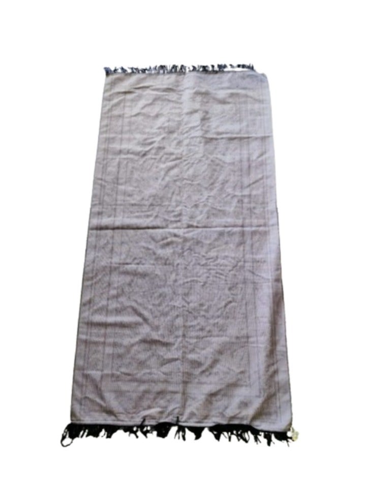 Vitacelli سجادة صلاة 614GSM مضادة للانزلاق بسطح مخملي سجادة صلاة إسلامية تصميم جديد سميكة مبطنة سجادة صلاة للرجال والنساء هدية عيد رمضان (140 سم × 72 سم) - Image 2