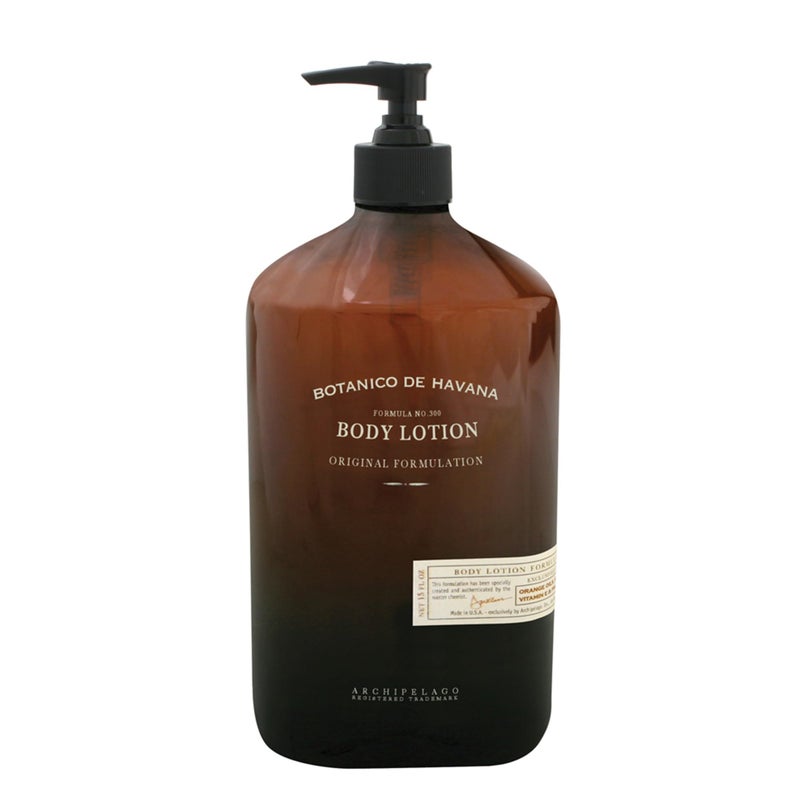Archipelago Botanicals Botanico De Havana Lotion, Moisturizing Sugar Cane Pineapple & Orange Body Lotion for Soft, Healthy Skin, Paraben Free, Phthalate Free, 15.3â€¯oz - Image 1