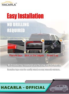 HACARLA 60 Inch LED Truck Tailgate Light Bar Strip Super Bright Tail Brake Backup Reverse Turn Signal Running Lights for Pickup Trailer SUV RV VAN Car Towing Vehicle Red White Double Rows  - Image 5
