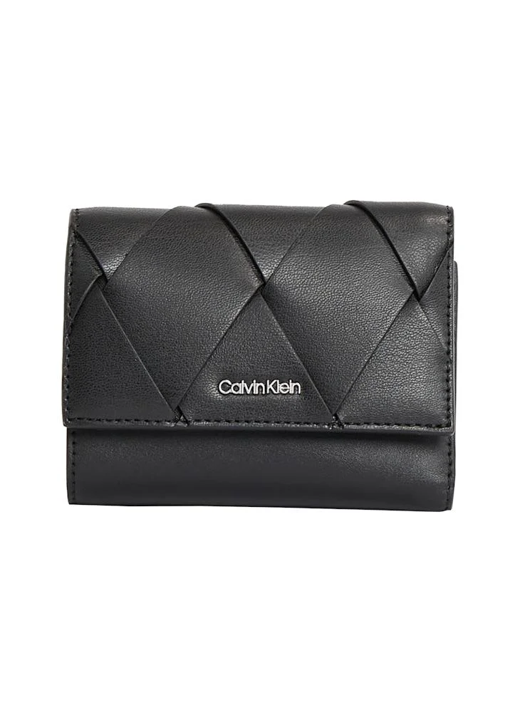 CALVIN KLEIN Woven Small Trifold Wallet