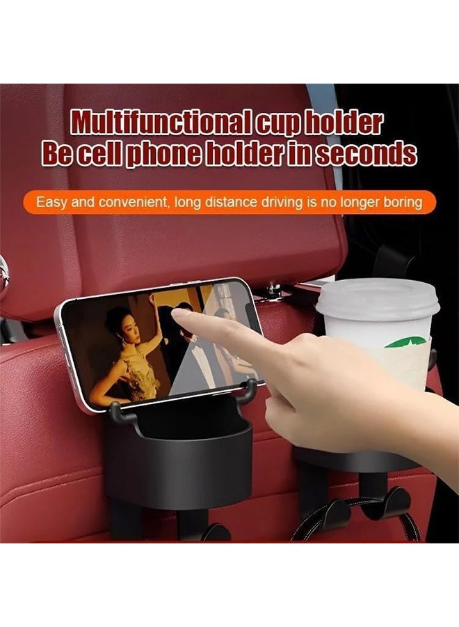 HY Multifunctional Hook for Car Seat Back Cup Holder Car Phone Holder with Hook Car Back Hanging Mount Cup Storage - Image 5