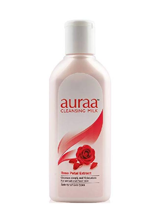 AURAA Deep Cleansing Rose Petal Extract Cleansing Milk 200 Ml - Image 2