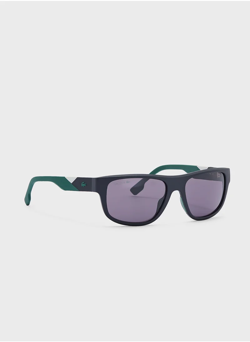 LACOSTE Modified Rectangle Sunglasses L6042S