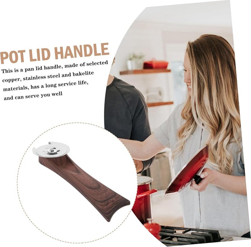 مقبض غطاء المقلاة سهل التثبيت لغطاء طنجرة الضغط وأواني الطهي - Image 3
