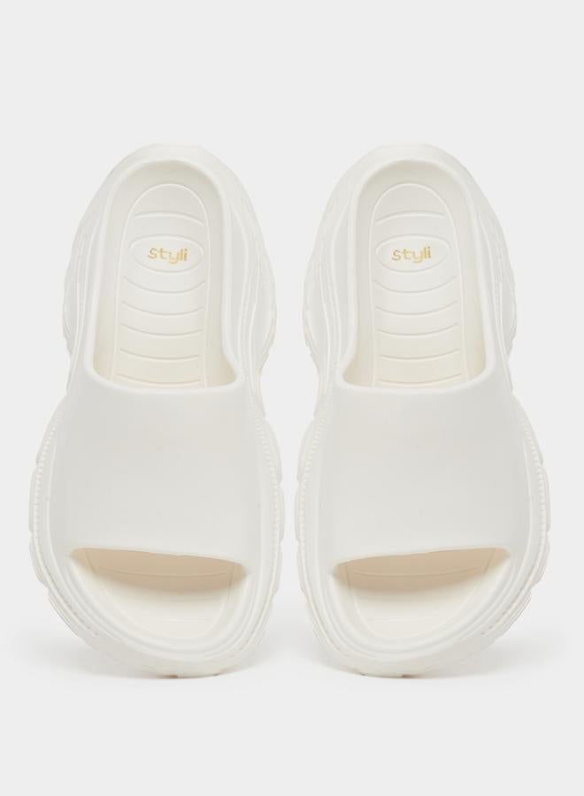 ستايلي سلايدز ستايلي بنعل سميك سهل الارتداء - Image 5