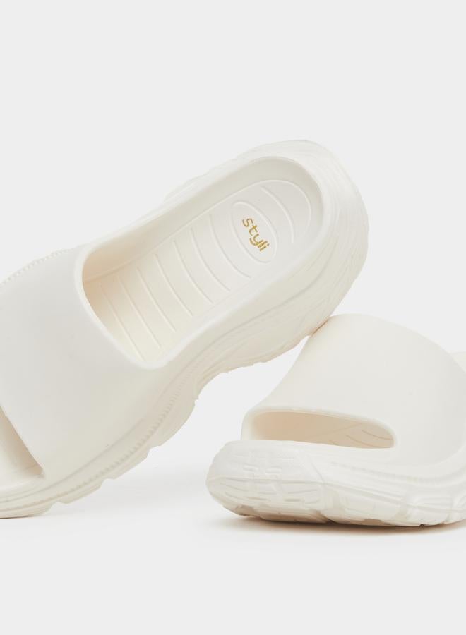 ستايلي سلايدز ستايلي بنعل سميك سهل الارتداء - Image 3