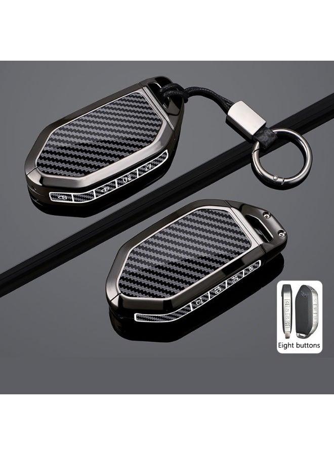 KIA Metal car key protective cover suitable for Kia K3, Saitus 24, EV5, Lion Platinum, Tuojie, Yi Run, KX3, Ao Run, Zhi Run, car key shell case - Image 1