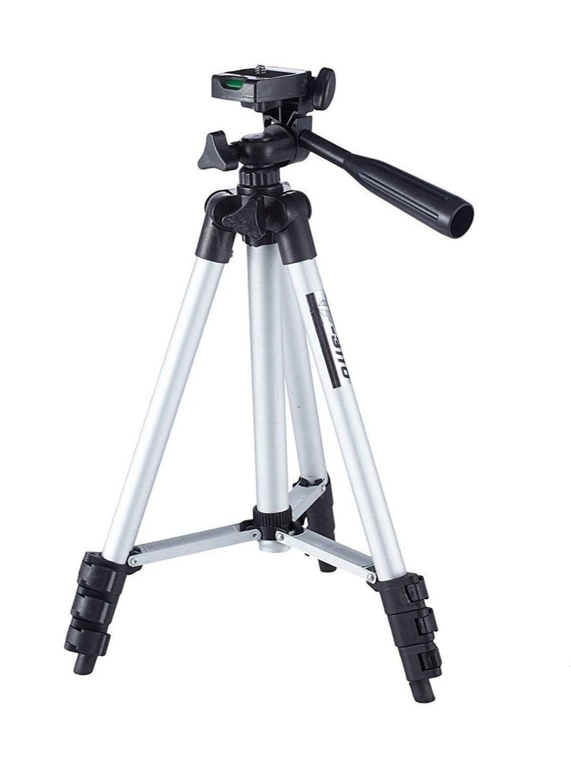 ELTRAZONE حامل ثلاثي القوائم قابل للطي مع مشبك موبايل (150 جرام، أسود، 3110) - Image 1