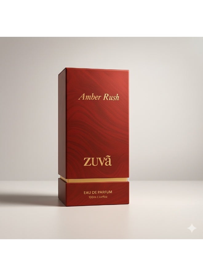 ZUVA Perfumes Amber Rush + Cherry Pop Duo – Sweet & Spicy Couple Perfume Set 2 x 100ml - Image 5