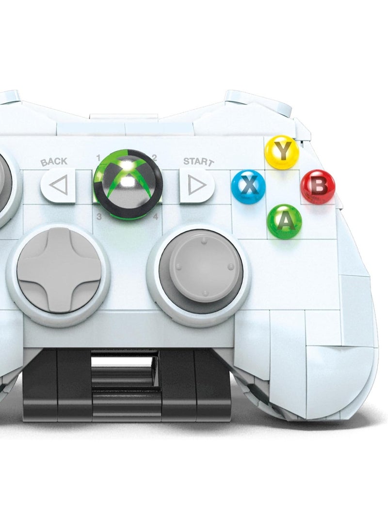 مجموعة بناء ضخمة قابلة للتجميع من مايكروسوفت، نموذج إكس بوكس ​​360 لإعادة إنشائه مع 1342 قطعة، وحدة تحكم وأضواء LED، لعبة للكبار، لهواة الجمع لتجميعها وعرضها، HWW15 - Image 4