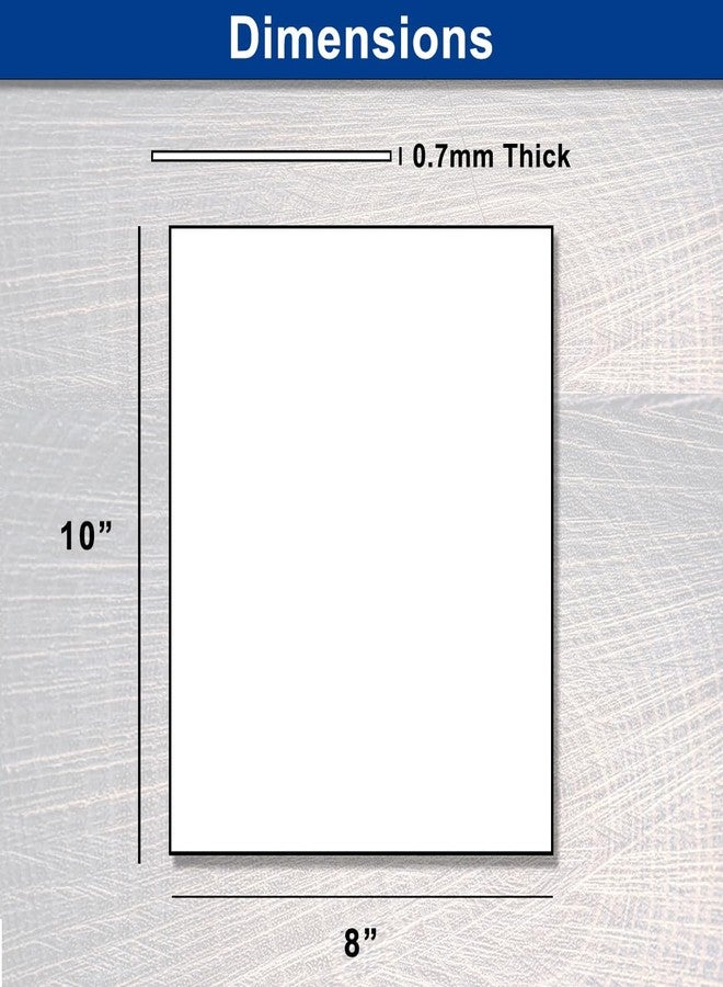 ديسكتوب بابلشنغ سابلايز ألواح كرتون أبيض مقاس 8 × 10 (100) - كرتون سميك 28PT مع لب أبيض صلب - مثالي لأعمال سكرابوكينغ، والحرف اليدوية، ودعم المنتجات... - Image 2