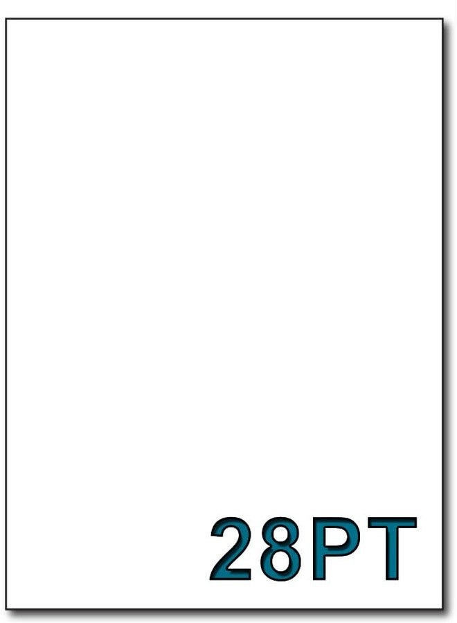 ديسكتوب بابلشنغ سابلايز ألواح كرتون أبيض مقاس 8 × 10 (100) - كرتون سميك 28PT مع لب أبيض صلب - مثالي لأعمال سكرابوكينغ، والحرف اليدوية، ودعم المنتجات... - Image 1