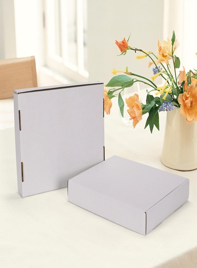 HORLIMER 12x10x2 inches Shipping Boxes Set of 25, White Corrugated Cardboard Box Literature Mailer - Image 5