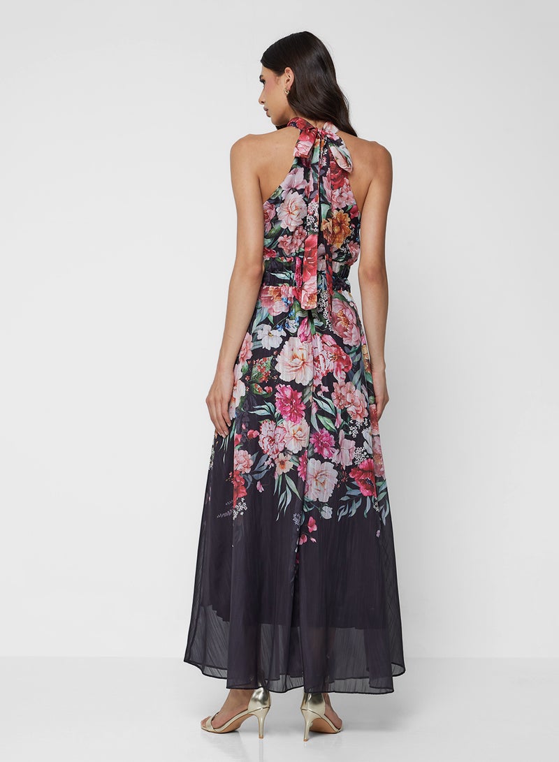 ايلا فستان بطبعة زهور - Image 2