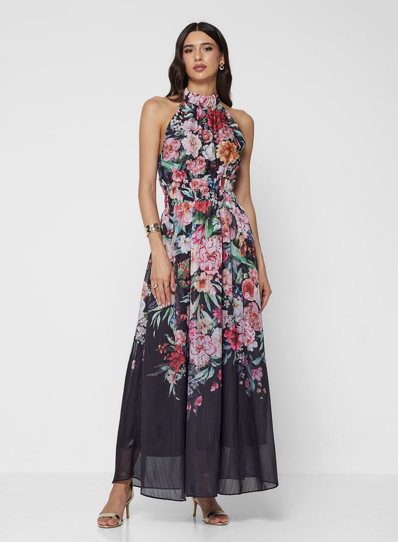 ايلا فستان بطبعة زهور - Image 1