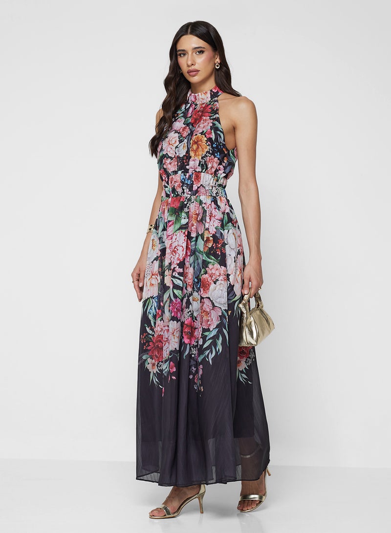 ايلا فستان بطبعة زهور - Image 4