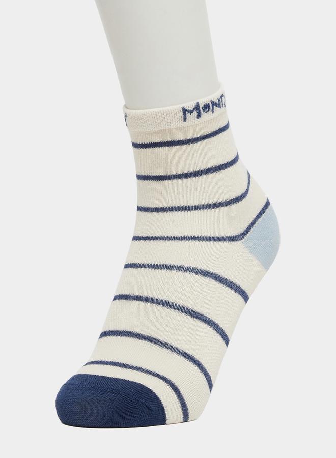 Styli Pack of 5 - Kids Blue Ankle Socks - Image 4