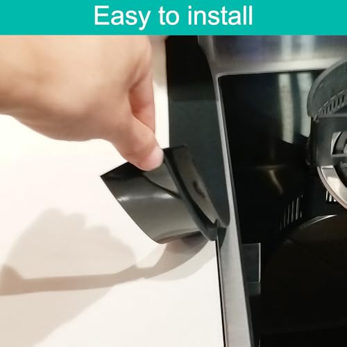 Mofason Stove Gap Covers, Kitchen Silicone Oven Gap Filler – 21 Inches Countertop Strips Gap Guard, Easy to Clean (Black) - Image 4