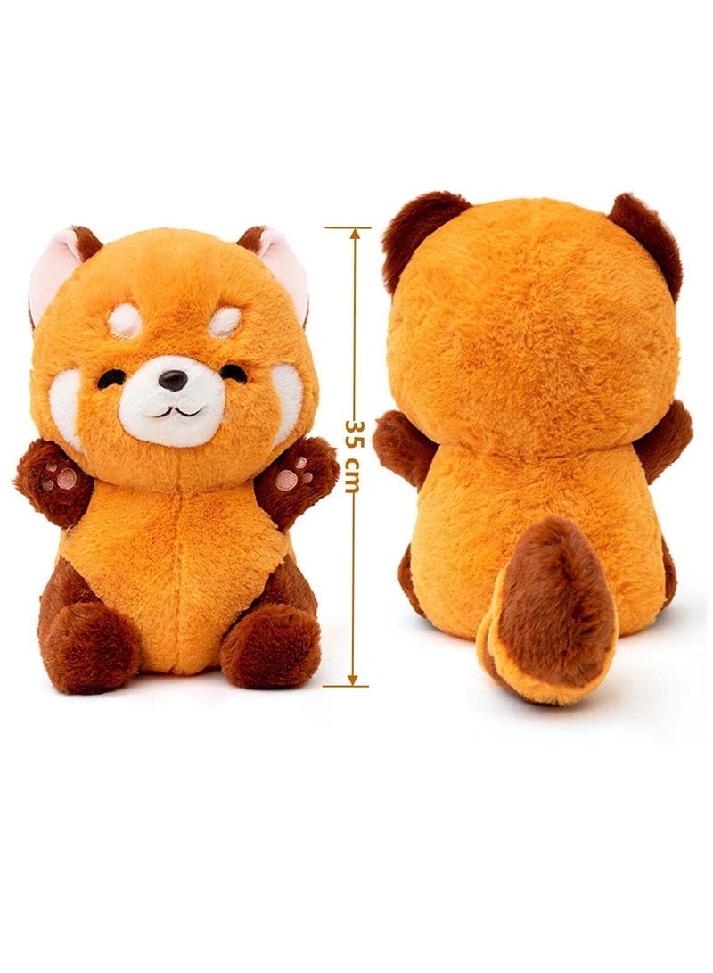 SOLARAE Kawaii Panda Sister Plush Doll Toy, Little Soft Stuffed Animal, Hugging Pillow Gifts for Valentine's Gift for Boys and Girls (1PC) - Image 2