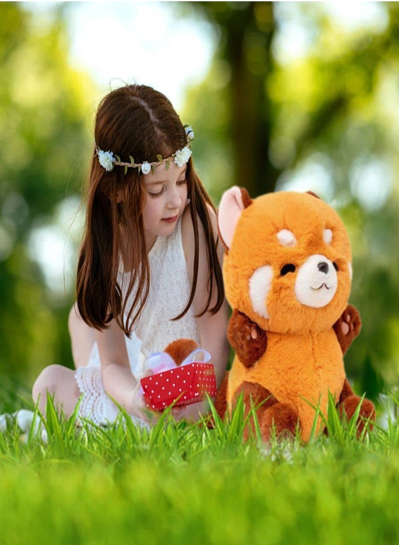 SOLARAE Kawaii Panda Sister Plush Doll Toy, Little Soft Stuffed Animal, Hugging Pillow Gifts for Valentine's Gift for Boys and Girls (1PC) - Image 5