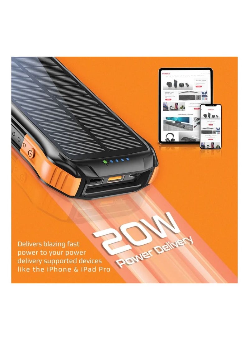 Raxoom 10000mAh Rugged EcoLight Solar Power Bank - Image 2
