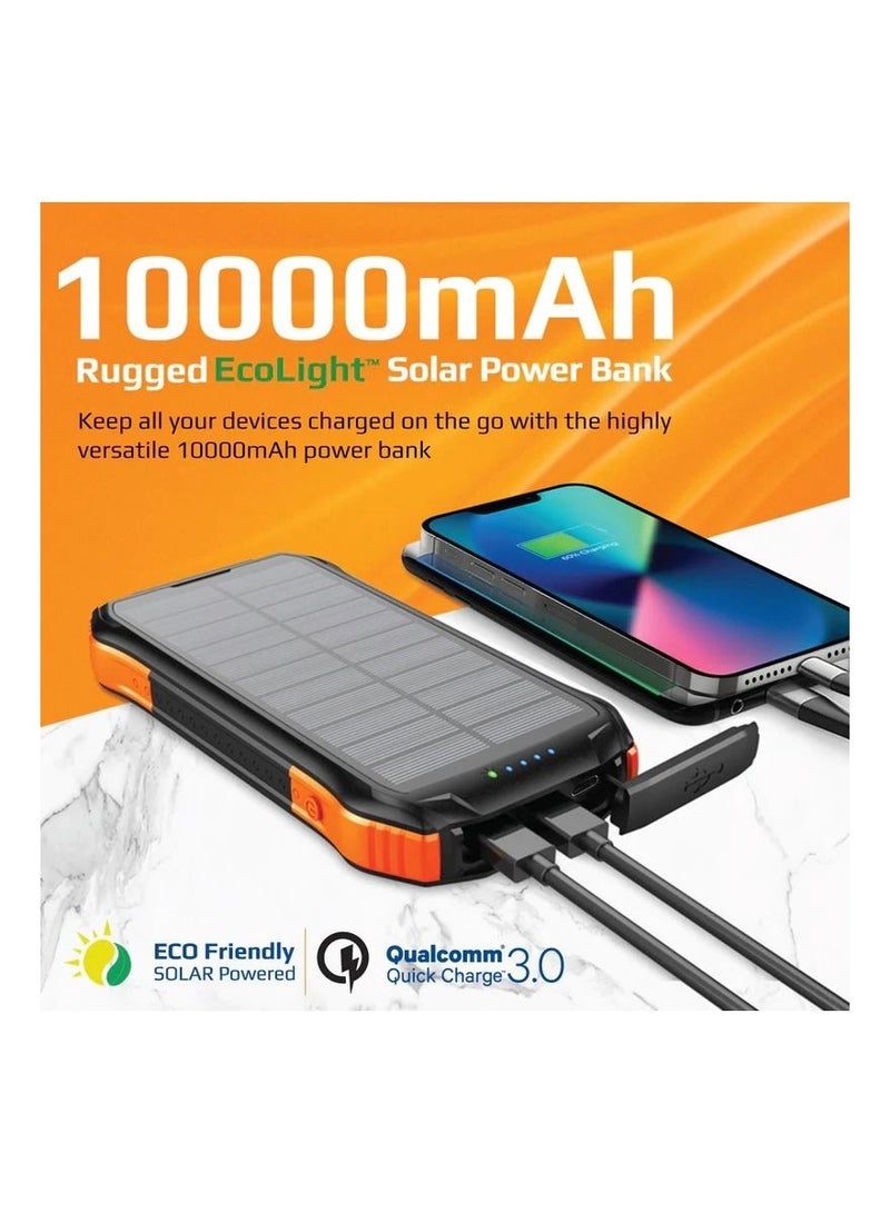 Raxoom 10000mAh Rugged EcoLight Solar Power Bank - Image 3