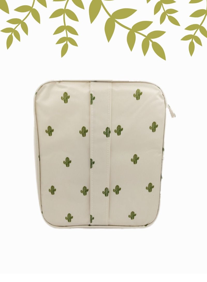 DIGI CORE 4 Pcs Travel Makeup Bag Cosmetic Bags For Women Portable Pouch Open Flat Toiletry Bag Makeup Organizer With Divider And Handle Travel Kit Organizer - Image 4